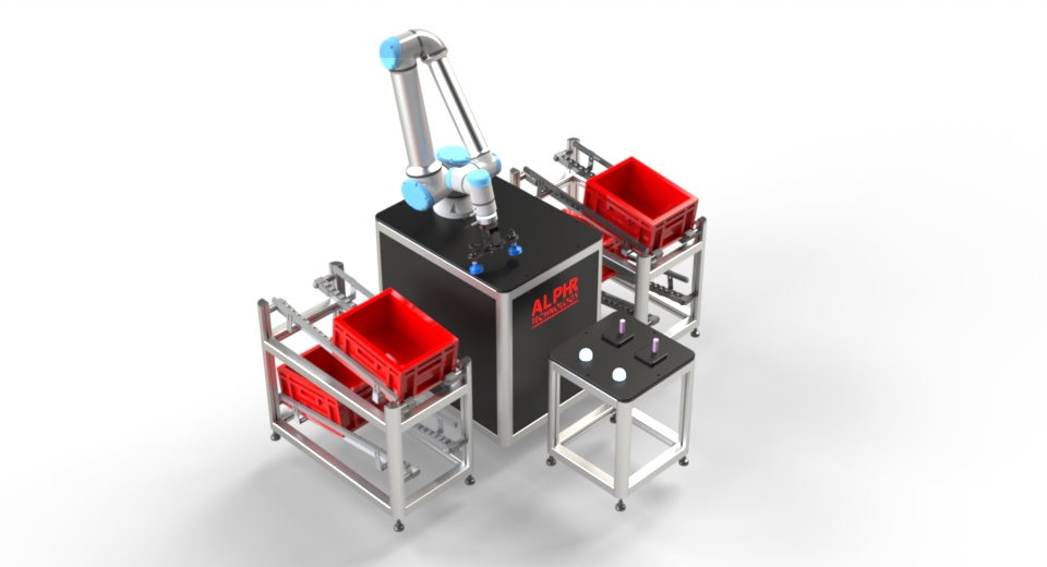 2D 3D vision bin picking cobots